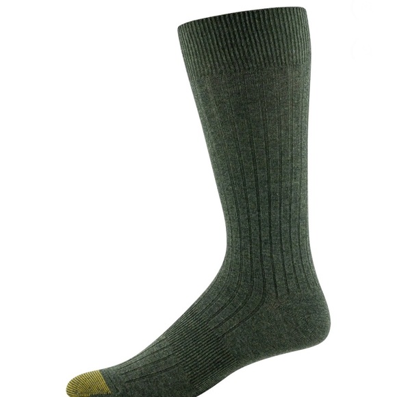 GoldToe Edition Mens Island Crew Socks Assorted, 3 Pack - Picture 4 of 9